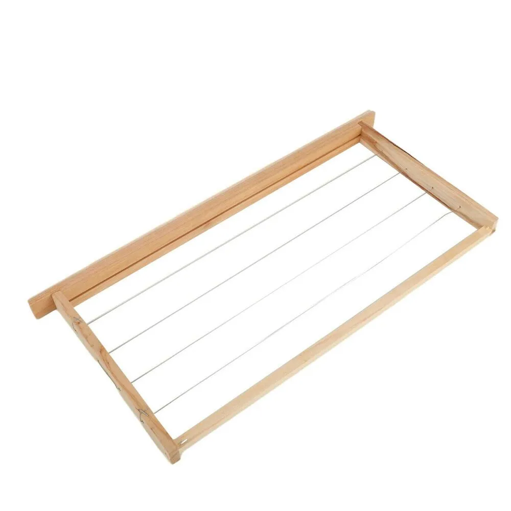 10x Wire Beehive Frame | Assembled Wood Steel | Unwaxed Deep Hive Frames | Beekeeping