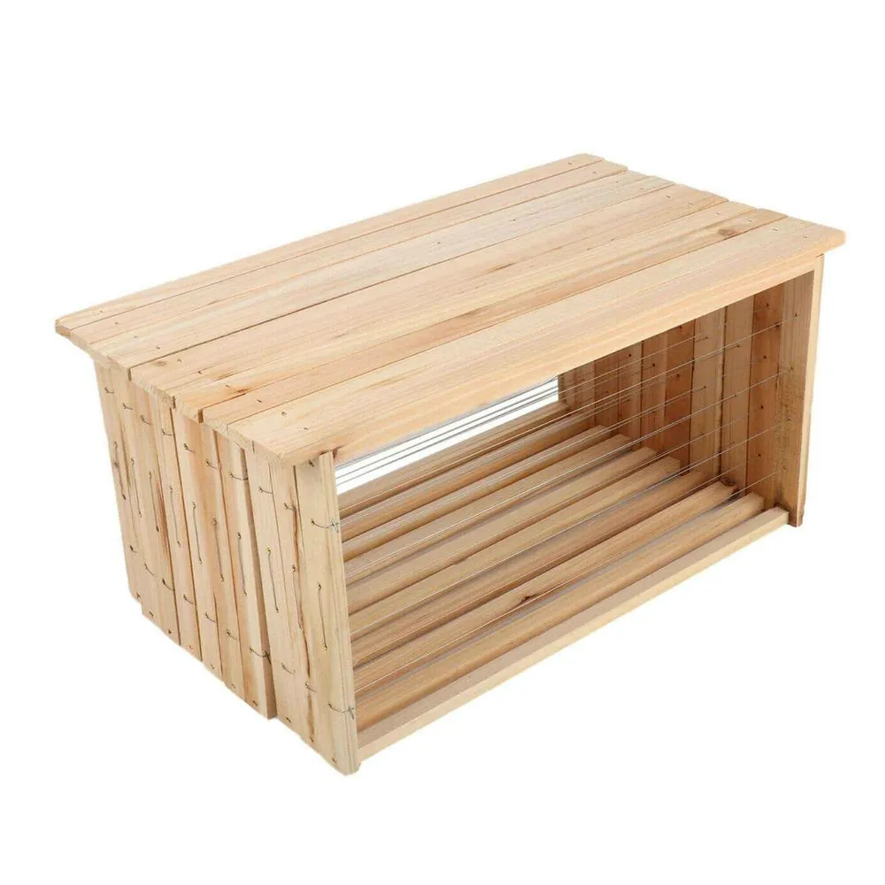 10x Wire Beehive Frame | Assembled Wood Steel | Unwaxed Deep Hive Frames | Beekeeping