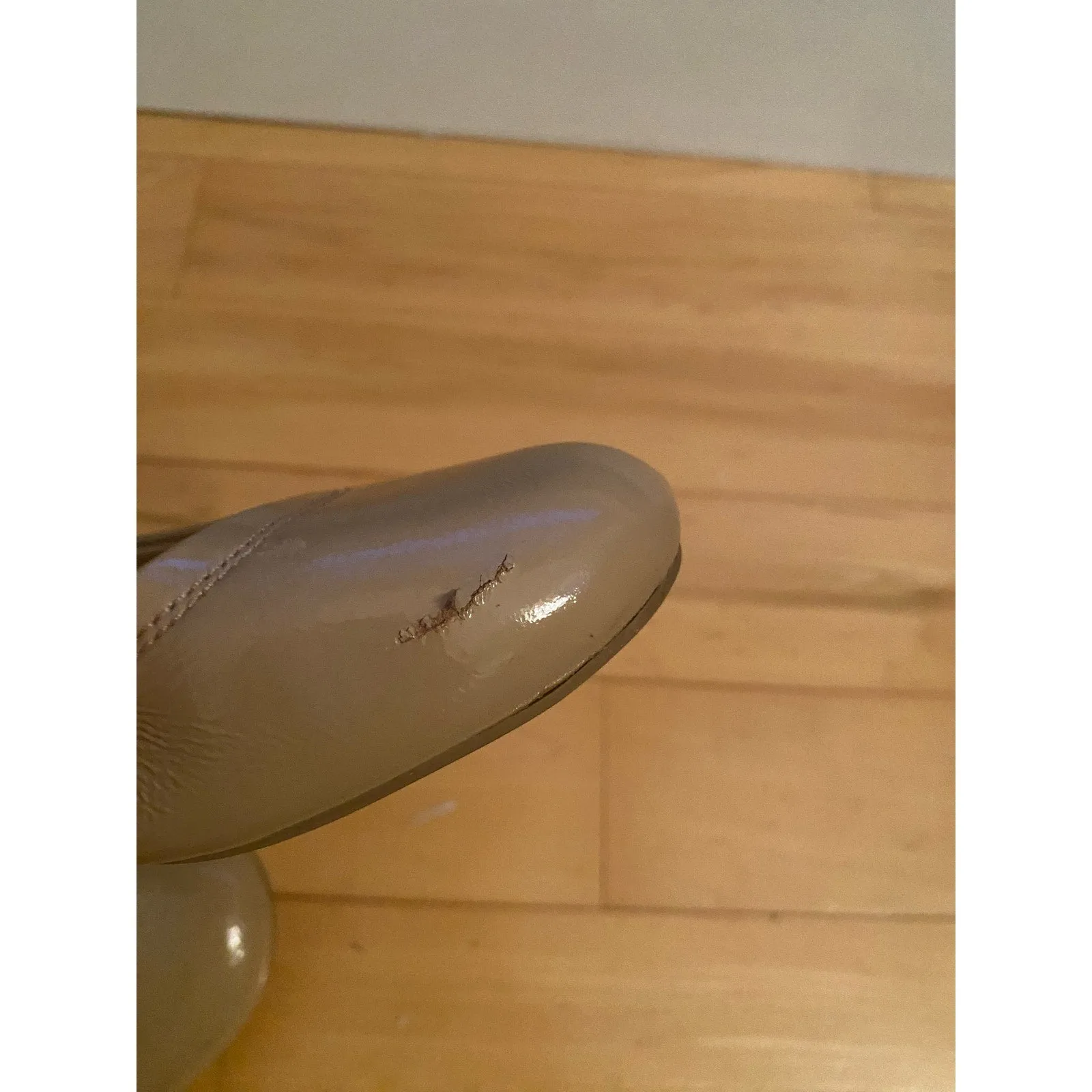 Cole Haan Avery Tan Patent Leather Ballet Flats Size 6.5