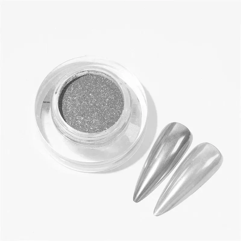 Colorful Chrome Powder Nails Glitter Mirror Effect for Manicure Design