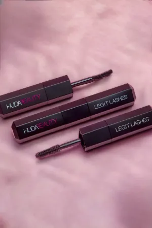 Huda Beauty Legit Lashes Double-Ended Volumizing and Lengthening Mascara