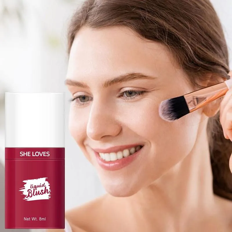 Liquid Blush Matte Cream Liquid Blush Matte Liquid Cream Blush For Eyes Lips &amp; Cheeks Natural Looking Makeup