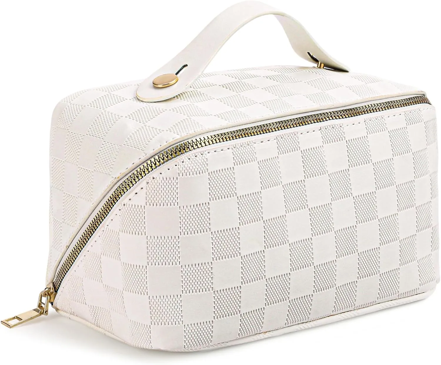 Makeup Bag Large Capacity Travel Cosmetic Bag Waterproof Makeup Organizer Bags for Women Portable Pouch Open Flat Travel Toiletry Bag