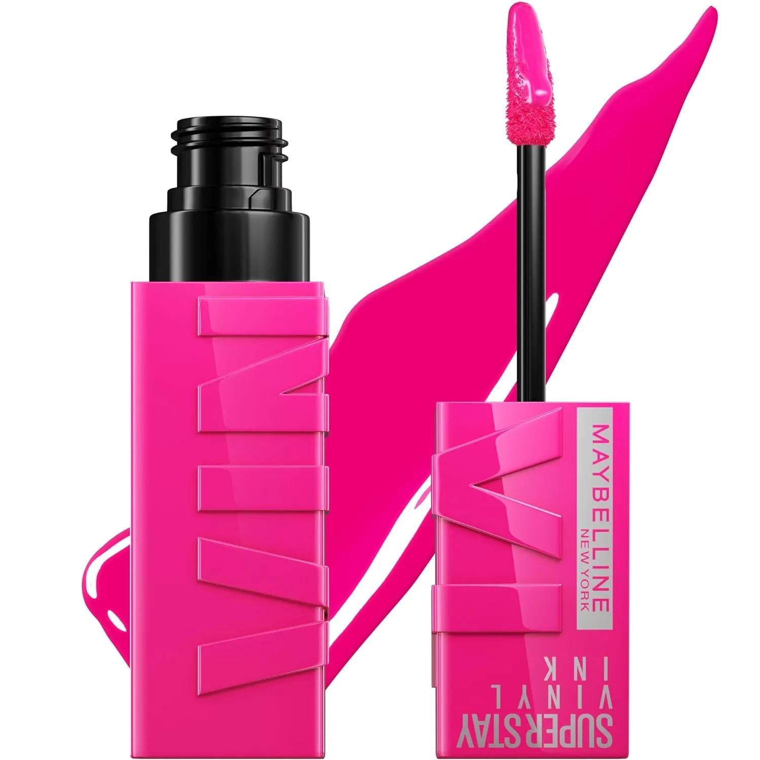Maybelline Superstay Vinyl Ink Liquid Lipstick - Longwear Glossy Cranberry Red (0.14 Fl Oz)