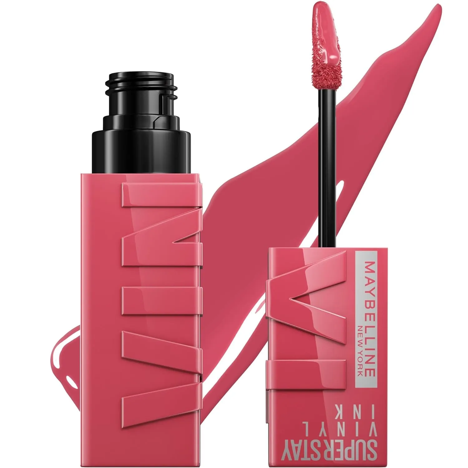 Maybelline Superstay Vinyl Ink Liquid Lipstick - Longwear Glossy Cranberry Red (0.14 Fl Oz)