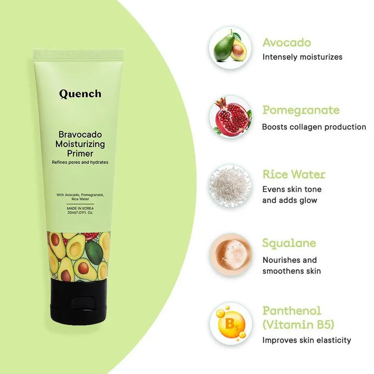 Moisturizing Primer with Avocado Vitamins C & E - 30 ML