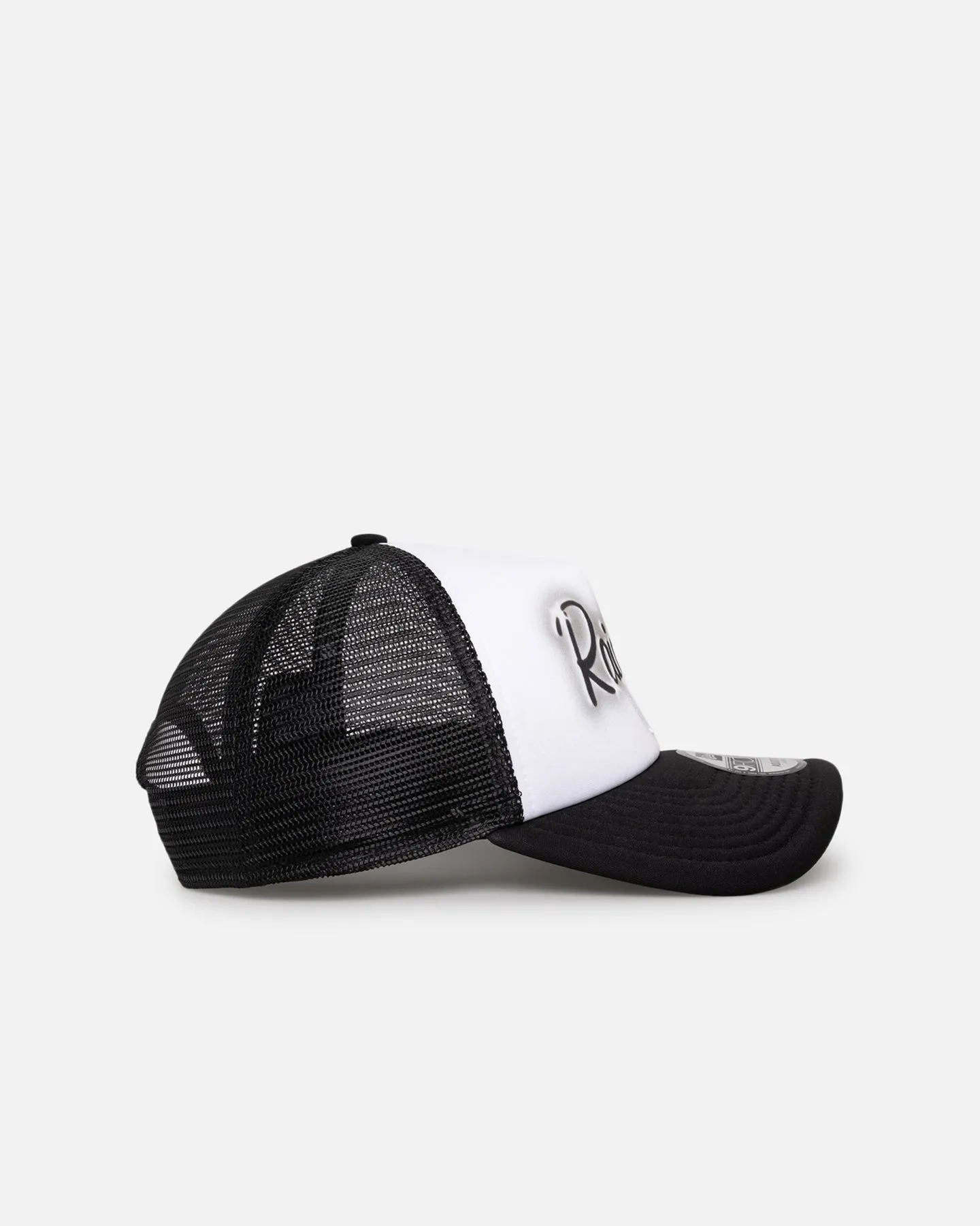 New Era Las Vegas Raiders 'Airbrush' 9FORTY A-Frame Trucker Snapback White/OTC
