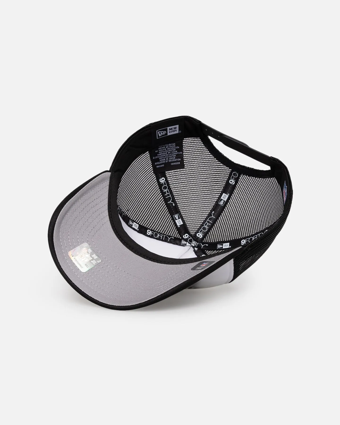 New Era Las Vegas Raiders 'Airbrush' 9FORTY A-Frame Trucker Snapback White/OTC