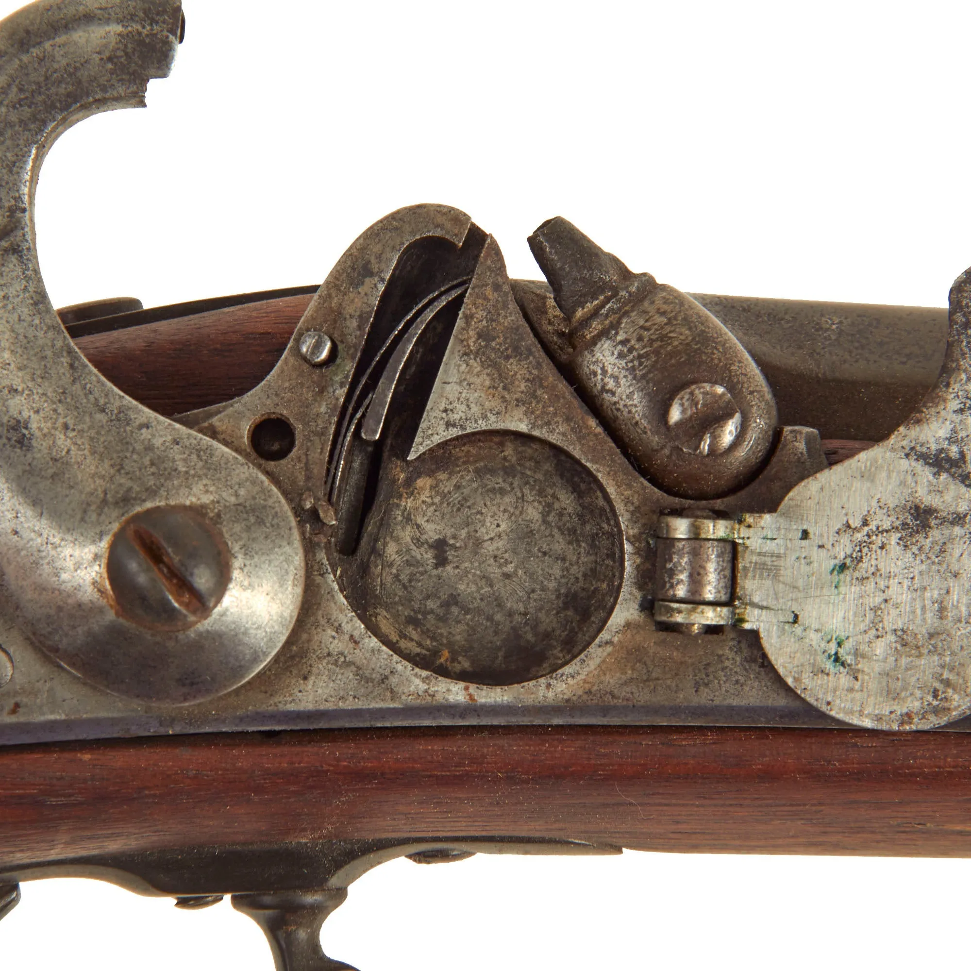 Original U.S. Civil War Springfield M1855 Rifled Musket by Harpers Ferry with Taper Primer System, Patch Box & Modified Stock - dated 1858